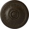 Ekena Millwork Bailey Ceiling Medallion (Fits Canopies up to 4"), 18 1/8"OD x 3/4"P, Stone Hearth Crackle CM19BISHC - alternate 1